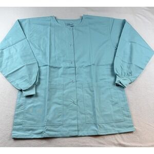 Tafford Uniforms Scrub Top Aqua Size Small NWOT